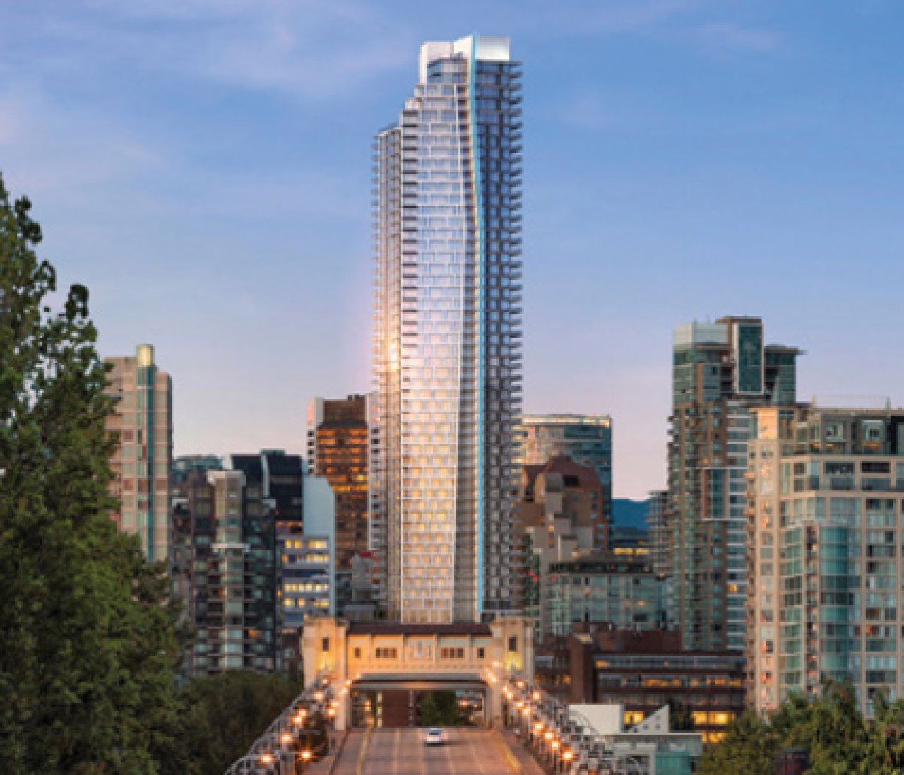 <p>ONE BURRARD PLACE<br><em>Vancouver, BC Rendering courtesy of DG Works</em></p>